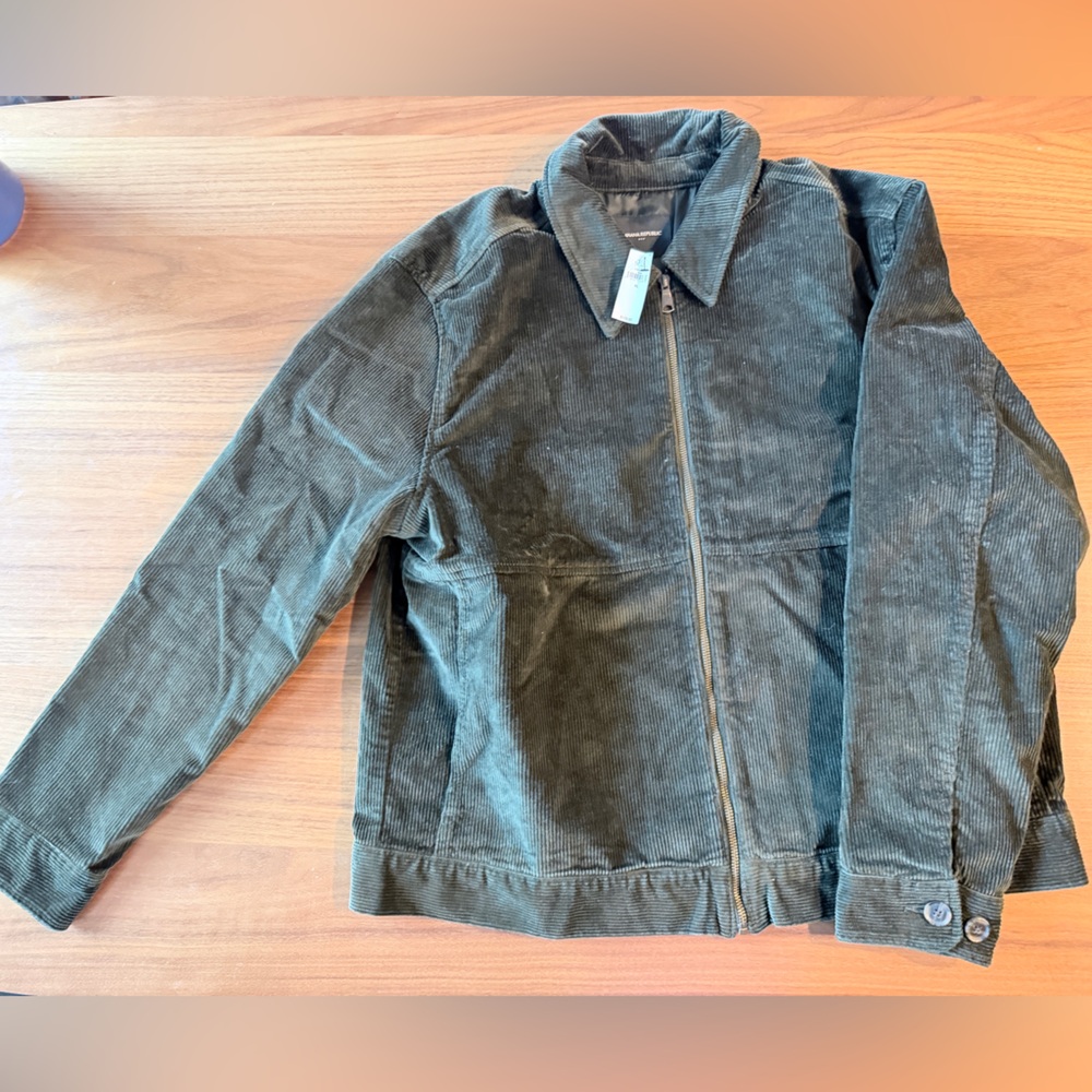 NWT Banana Republic Green Corduroy Jacket